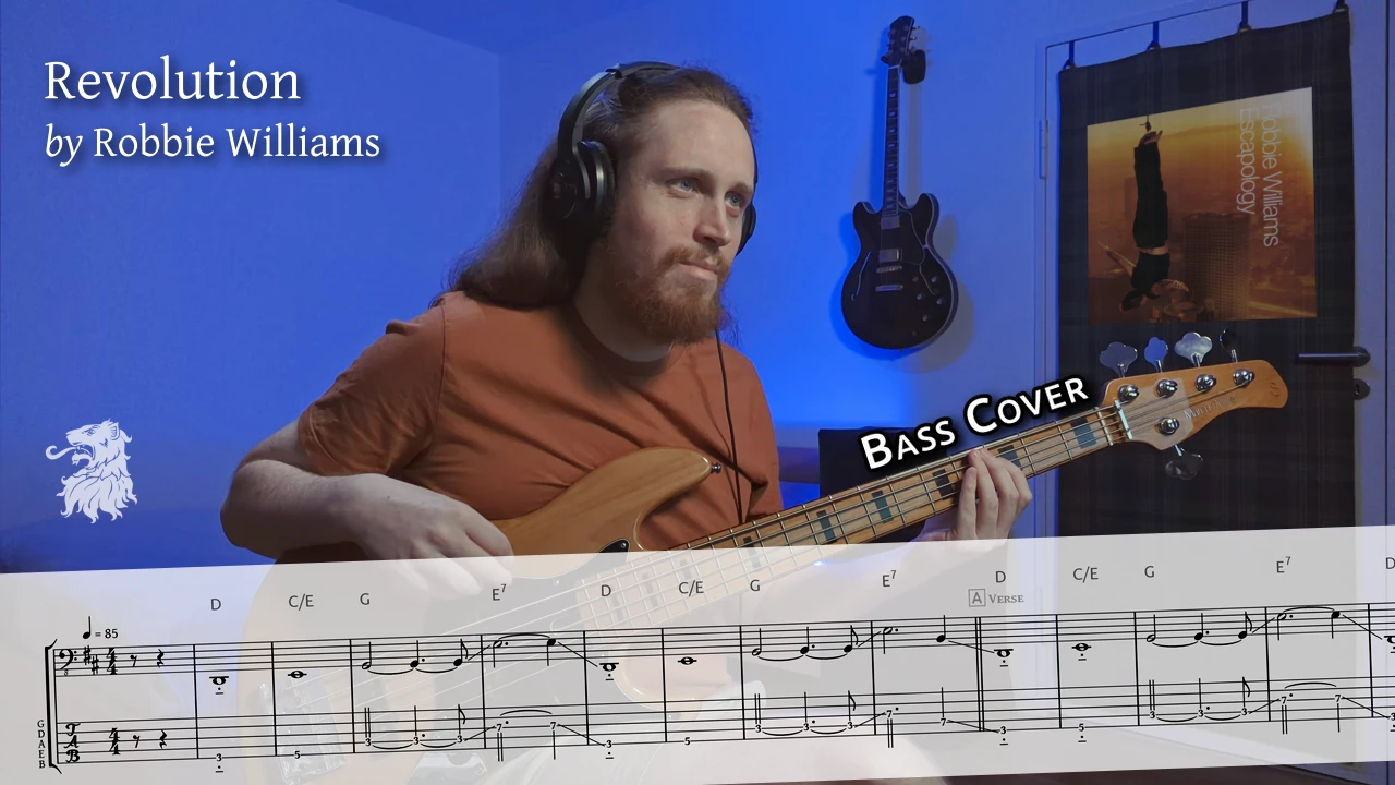 Thumbnail image for YouTube video: Robbie Williams – Revolution [Bass]