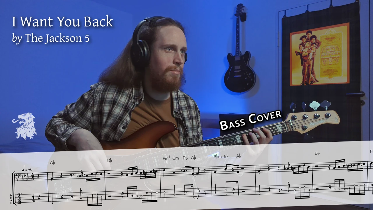 Thumbnail image for YouTube video: The Jackson 5 – I Want You Back [Bass]